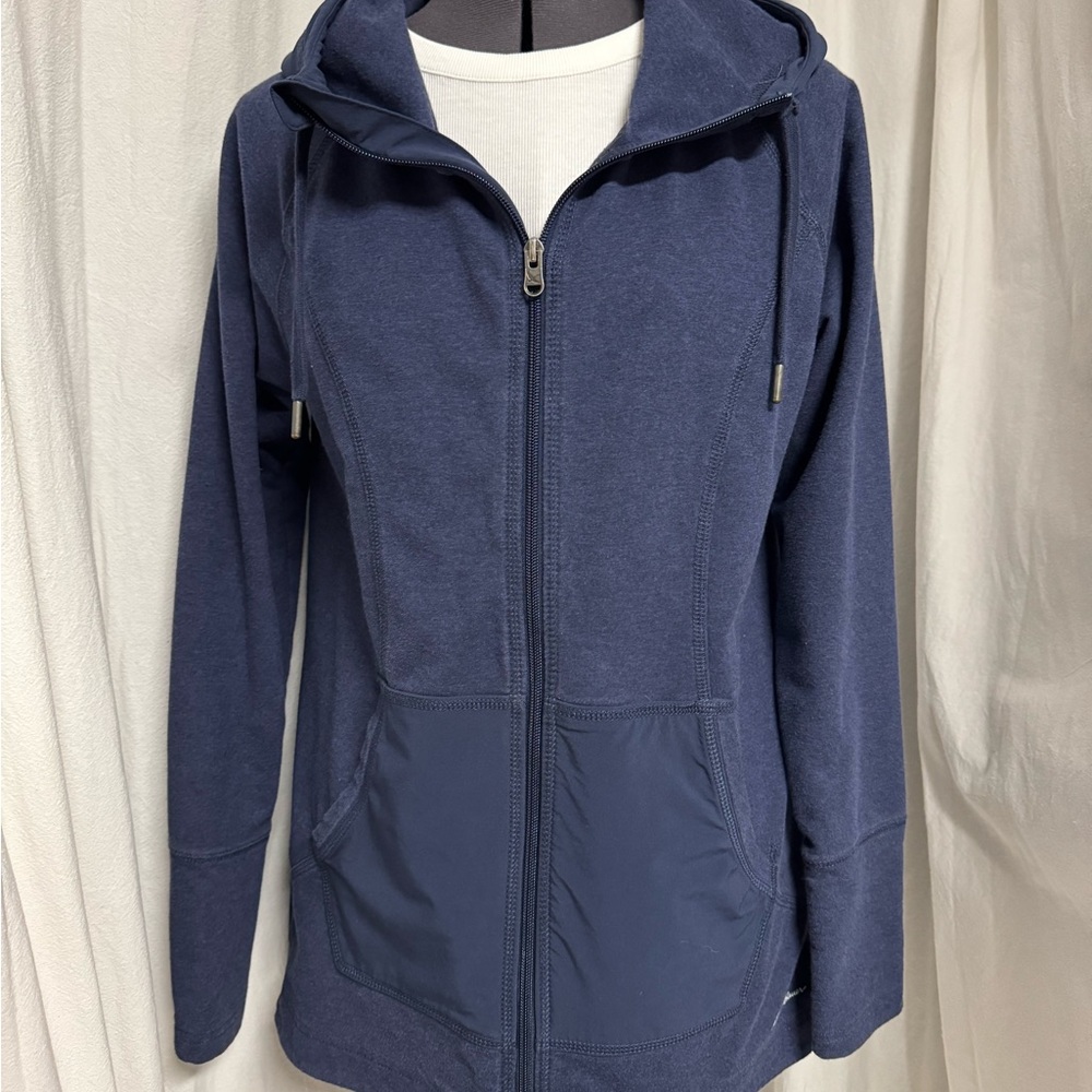 Eddie Bauer Navy Blue Zip-Up Hoodie